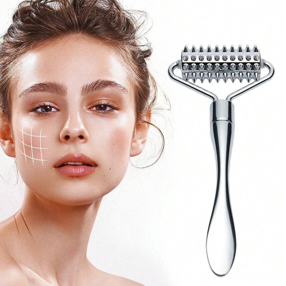 Spa Wellness Massage - Stainless Steel Facial Massage Roller Deep