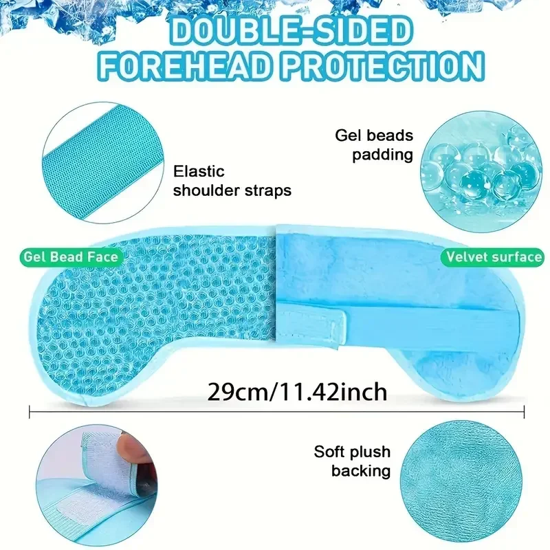 Hot/Cold Gel Bead Migraine Wra - Spa Wellness Massage ulasan dan harga