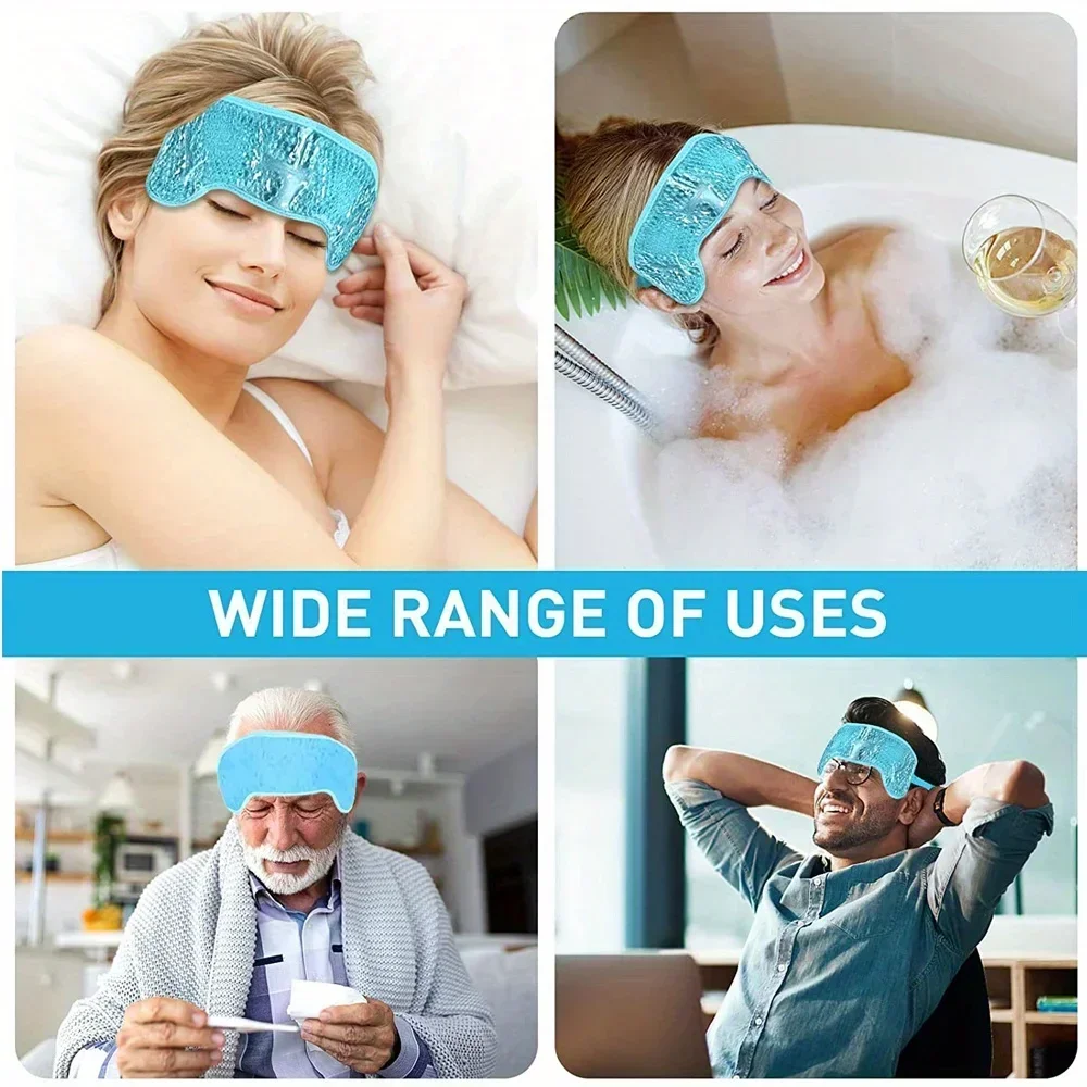 Hot/Cold Gel Bead Migraine Wra - Spa Wellness Massage ulasan dan harga